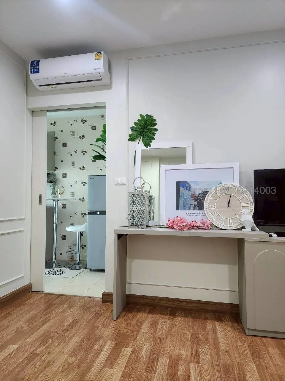 คอนโดแต่งใหม่ สไตล์สวย ใกล้ BTS วงเวียนใหญ่ พร้อมอยู่ เฟอร์ครบ เครื่องใช้ไฟฟ้าครบ แอร์ 2 ตัว ฟรีค่าโอน - รูป 5
