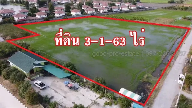 โอกาสทอง! ขายที่ดินแปลงสวย 3 ไร่ 1 งาน 63 ตร.วา, หน้ากว้าง 50 เมตร, เหมาะลงทุนจัดสรร หรือ ธุรกิจ, เก็งกำไร ทำเลเติบโตเร็ว, ทำเลทอง ลาดกระบัง ใกล้สนามบินสุวรรณภูมิ - รูป 2